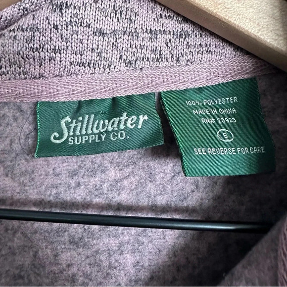 Stillwater Supply Co Blush/Rose Pink Zip up. Small. EUC - Picture 3 of 5